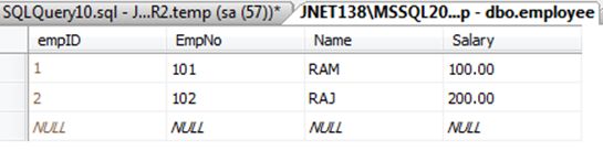 Table in Sql Server1